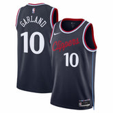 Nike - Darius Garland LA Clippers Unisex Swingman Jersey - Icon Edition - Navy