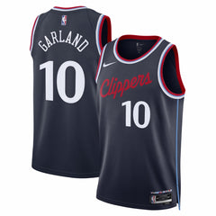 Nike - Darius Garland LA Clippers Unisex Swingman Jersey - Icon Edition - Navy