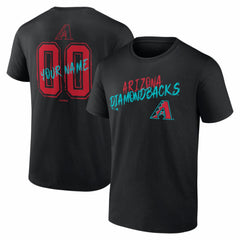 Arizona Diamondbacks Hustle Personalized Name & Number T-Shirt Lifestyle