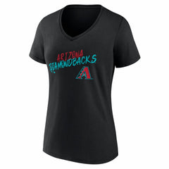 Arizona Diamondbacks Women's Hustle Personalized Name & Number V-Neck T-Shirt Lifestyle