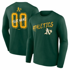 Athletics Hustle Personalized Name & Number Long Sleeve T-Shirt Near Me