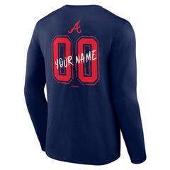 Atlanta Braves Hustle Personalized Name & Number Long Sleeve T-Shirt Online