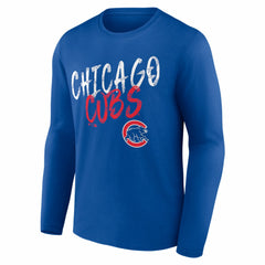 Chicago Cubs Hustle Personalized Name & Number Long Sleeve T-Shirt Near Me