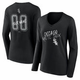 Chicago White Sox Women's Hustle Personalized Name & Number Long Sleeve V-Neck T-Shirt Online