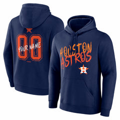 Houston Astros Hustle Personalized Name & Number Hoodie Near Me