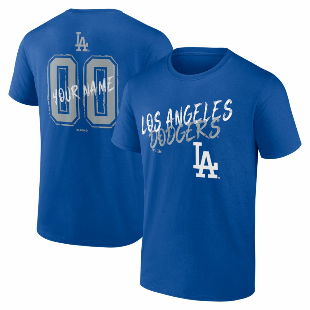 Los Angeles Dodgers Hustle Personalized Name & Number T-Shirt Online