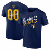Milwaukee Brewers Hustle Personalized Name & Number T-Shirt Sale