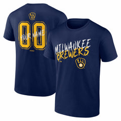 Milwaukee Brewers Hustle Personalized Name & Number T-Shirt Sale