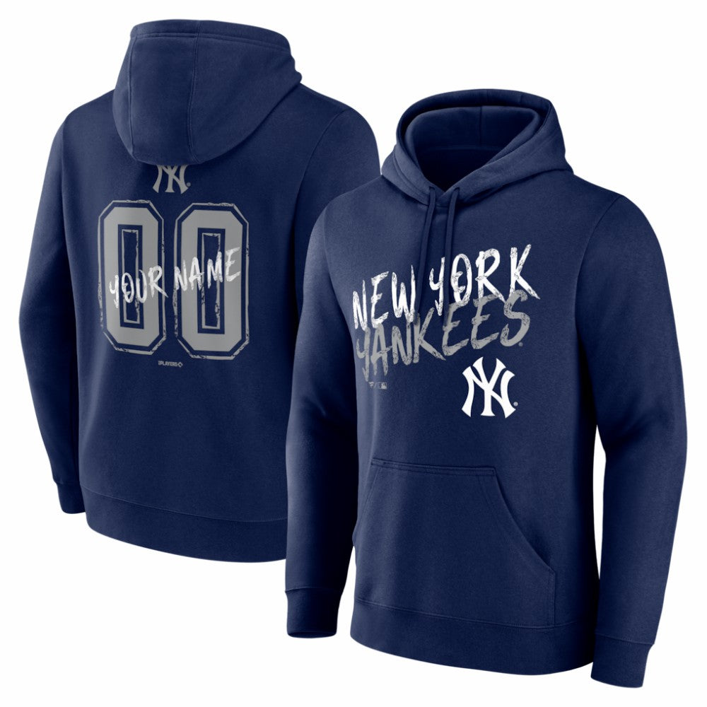 New York Yankees Hustle Personalized Name & Number Hoodie Online