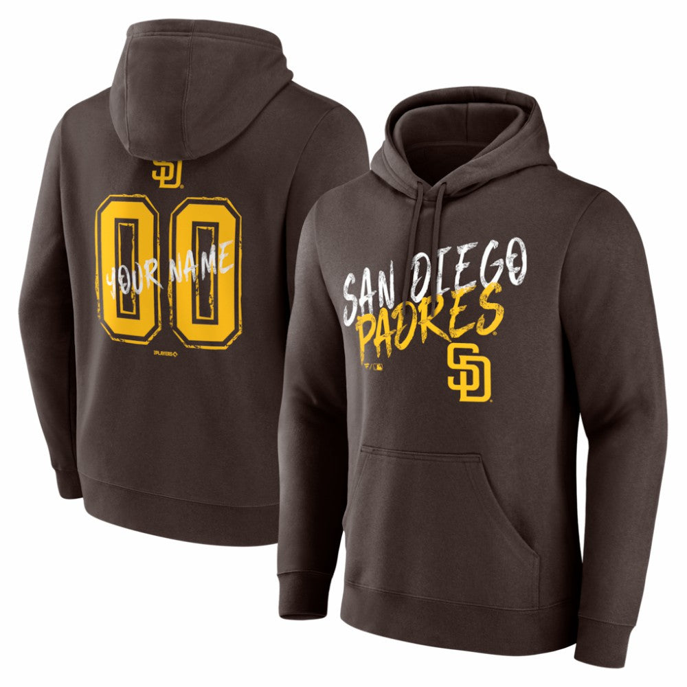 San Diego Padres Hustle Personalized Name & Number Hoodie Sale