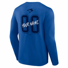 Toronto Blue Jays Hustle Personalized Name & Number Long Sleeve T-Shirt Lifestyle