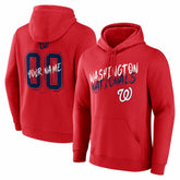 Washington Nationals Hustle Personalized Name & Number Hoodie Sale