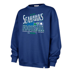 Seattle Seahawks '47 Women's Regional Oversized Sweatshirt College Navy - 47 brand