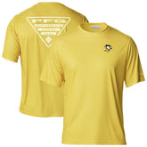 Pittsburgh Penguins Columbia PFG Terminal Tackle Omni-Shade T-Shirt Gold