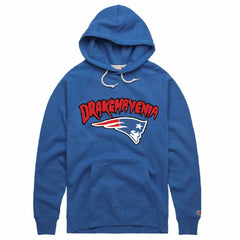 Drake Maye New England Patriots Homage Unisex Drakemayenia Tri-Blend Hoodie Royal - NFL