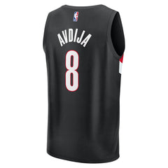 Fanatics - Deni Avdija Portland Trail Blazers Fast Break Replica Jersey - Icon Edition - Black