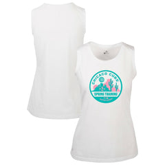 Chicago Cubs Levelwear Women's Macy Spring Training Badge Bold Tank Top On Sale