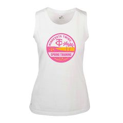 Minnesota Twins Levelwear Women's Macy Spring Training Badge Bold Tank Top for sale