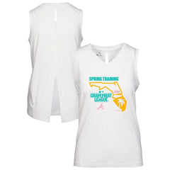 Atlanta Braves Levelwear Women's 2026 Spring Training Paisley Ball Bold Tank for sale