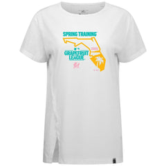Miami Marlins Levelwear Women's 2026 Spring Training Influx Ball Bold T-Shirt On Sale