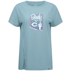 Cincinnati Reds Levelwear Women's Influx Spring Training Sunrise Bold T-Shirt On Sale