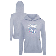 Los Angeles Dodgers Levelwear Women's Relay Spring Training Sunrise Bold Hoodie Lifestyle