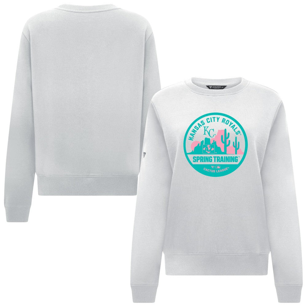 Kansas City Royals Levelwear Women's Yvette Spring Training Badge Bold Sweatshirt Online