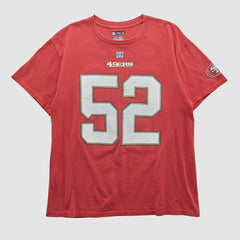San Francisco 49ers NFL 2010s T-shirt Red Vintage - Fanatics