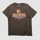 Cleveland Browns NFL 2010s T-shirt Brown Vintage - Fanatics