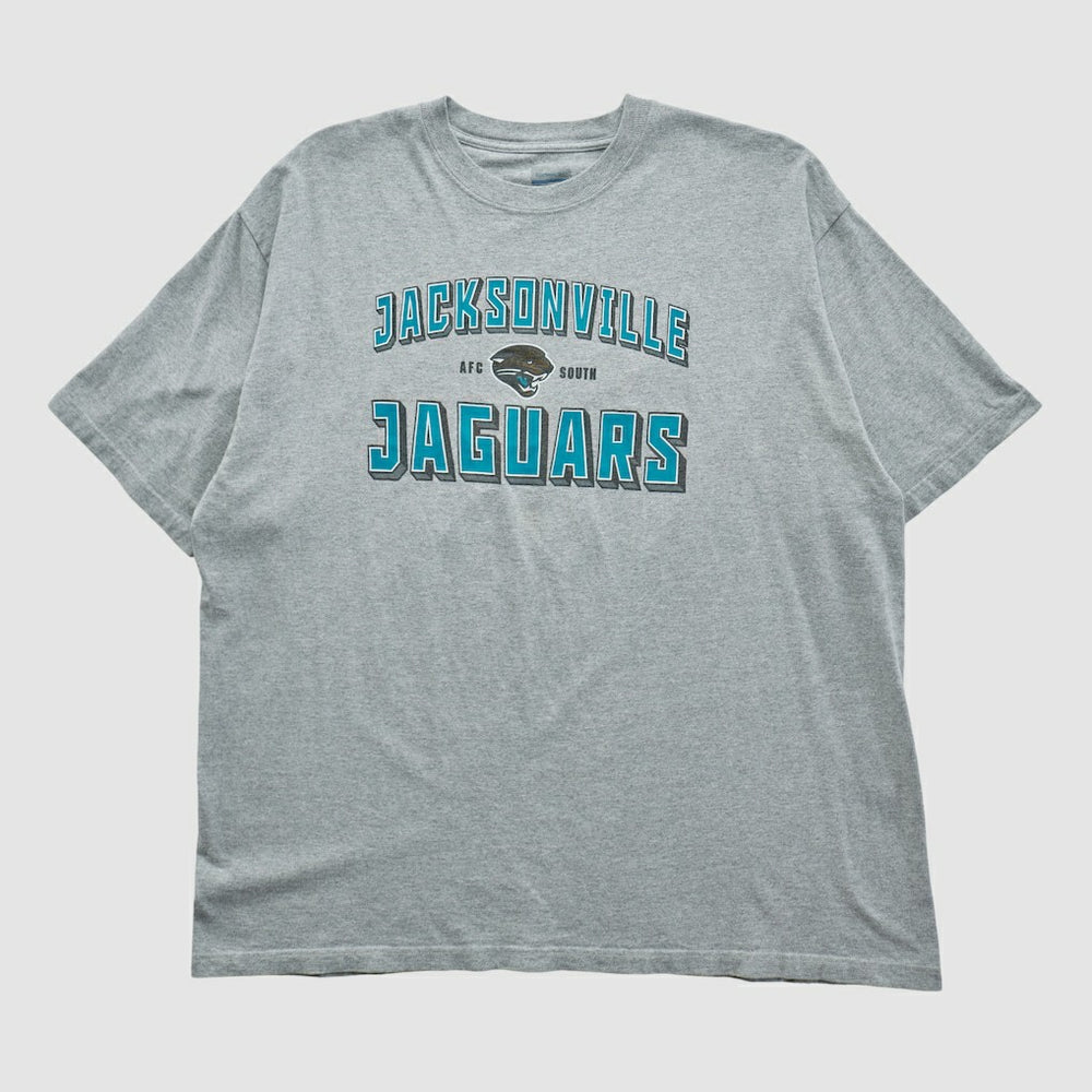 Jacksonville Jaguars Reebok 2000s T-shirt Heather Gray Vintage - Fanatics