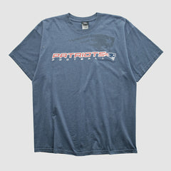 New England Patriots NFL 2010s T-shirt Blue Vintage - Fanatics