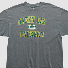 Green Bay Packers NFL 2010s T-shirt Dark Heather Gray Vintage - Fanatics