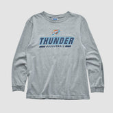 Vintage - Oklahoma City Thunder NBA 2010s Long Sleeve T-shirt - Heather Gray Vintage