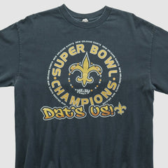 New Orleans Saints Alstyle 2010 Long Sleeve T-shirt Black Vintage - Fanatics
