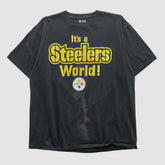 Pittsburgh Steelers NFL 2010s T-shirt Black Vintage - Fanatics