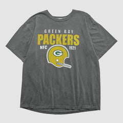 Green Bay Packers NFL 2010s T-shirt Charcoal Vintage - Fanatics