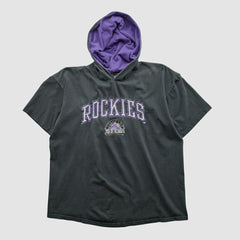 Colorado Rockies Logo 7 90s Hooded T-shirt Lifestyle