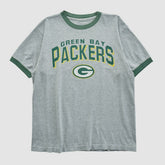 Green Bay Packers Reebok 2000s T-shirt Heather Gray Vintage - Fanatics