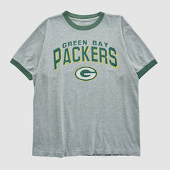 Green Bay Packers Reebok 2000s T-shirt Heather Gray Vintage - Fanatics