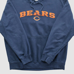 Chicago Bears NFL 2010s Hooded Pullover Sweatshirt Navy Vintage - Fanatics