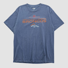 Denver Broncos NFL 2010s T-shirt Blue Vintage - Fanatics
