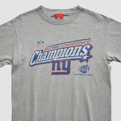 New York Giants NFL 2007 T-shirt Heather Gray Vintage - Fanatics