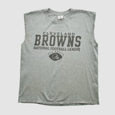 Cleveland Browns NFL 2000s Tank Heather Gray Vintage - Fanatics