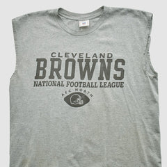 Cleveland Browns NFL 2000s Tank Heather Gray Vintage - Fanatics