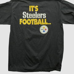 Pittsburgh Steelers NFL 2000s T-shirt Black Vintage - Fanatics