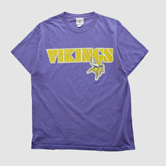 Minnesota Vikings NFL 2000s T-shirt Purple Vintage - Fanatics