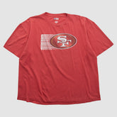 San Francisco 49ers NFL 2000s T-shirt Red Vintage - Fanatics