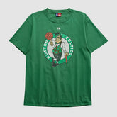 Vintage - Boston Celtics Majestic 2000s T-shirt - Green Vintage