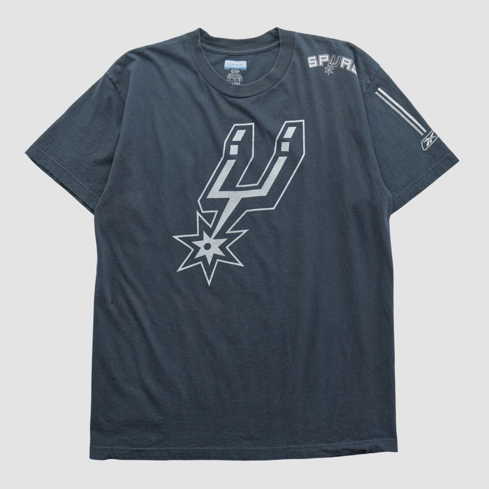 Vintage - San Antonio Spurs Reebok 2000s T-shirt - Black Vintage