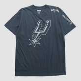 Vintage - San Antonio Spurs Reebok 2000s T-shirt - Black Vintage